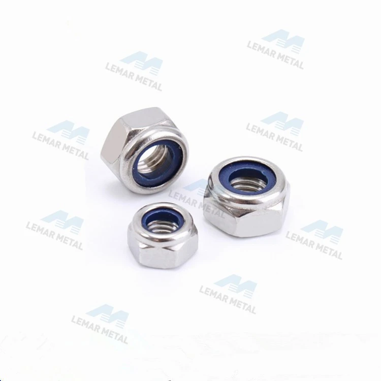 Stainless steel hex self-locking nut